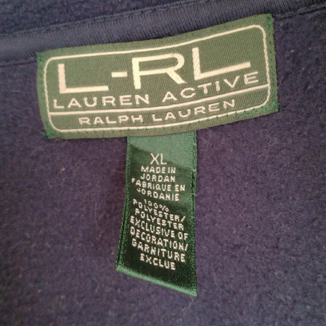 Ralph Lauren(ラルフローレン)のLAUREN　RALPH LAUREN　 90s 　襟長　　フリースジャケット レディースのジャケット/アウター(その他)の商品写真