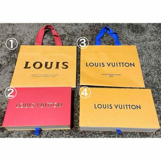 ルイヴィトン(LOUIS VUITTON)の紙袋　箱　セット(ショップ袋)