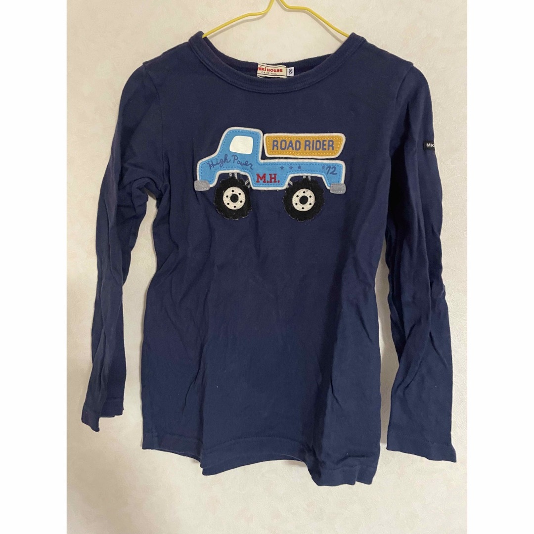 ミキハウス 男の子 長袖Tシャツ 120サイズ 美品 | フリマアプリ ラクマ