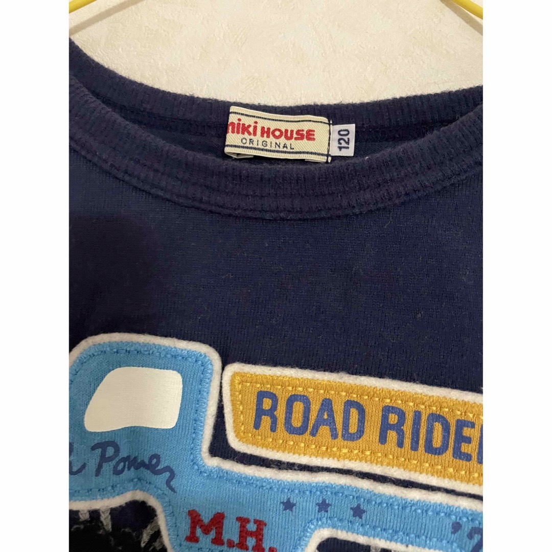 ミキハウス 男の子 長袖Tシャツ 120サイズ 美品