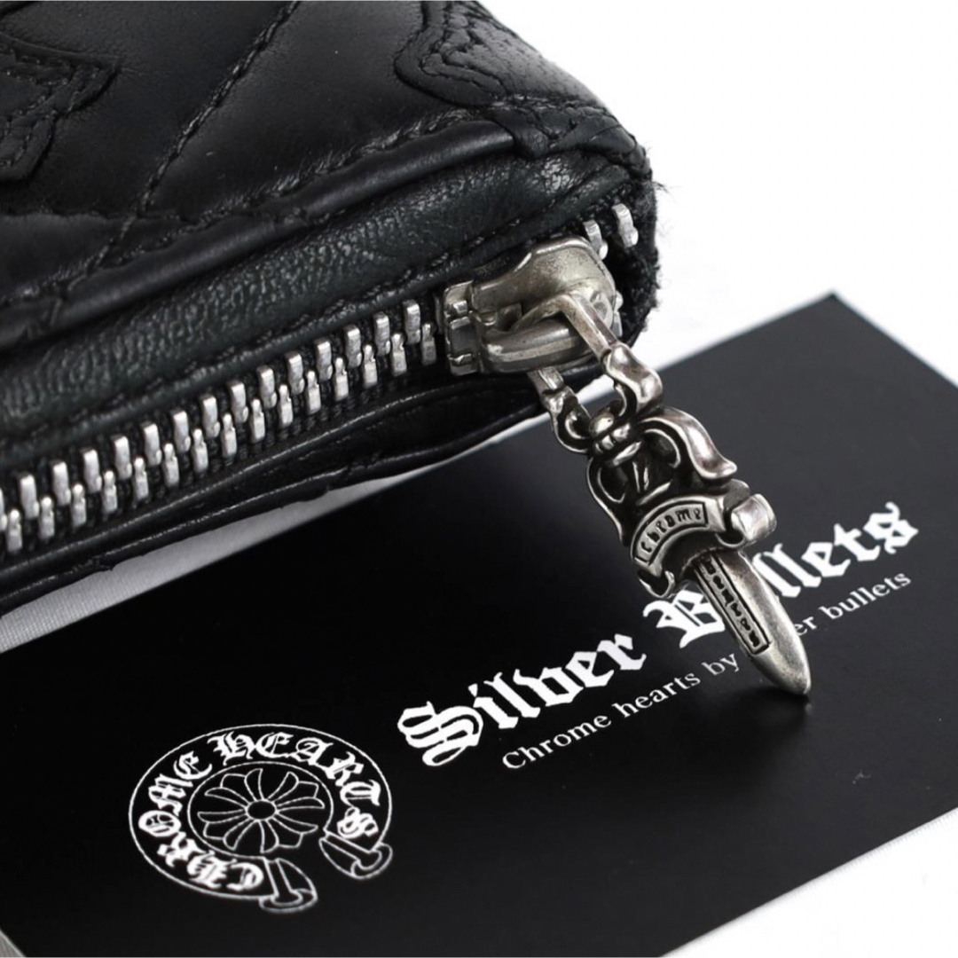 Chrome Hearts(クロムハーツ)のクロムハーツ REC F ZIP ジップ セメタリー クロス 黒　インボイス付き メンズのファッション小物(折り財布)の商品写真