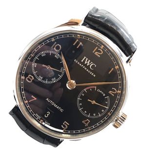 インターナショナルウォッチカンパニー(IWC)の　インターナショナルウォッチカンパニー IWC ポルトギーゼ・オートマティック・7デイズ IW500703 ステンレススチール メンズ 腕時計(その他)