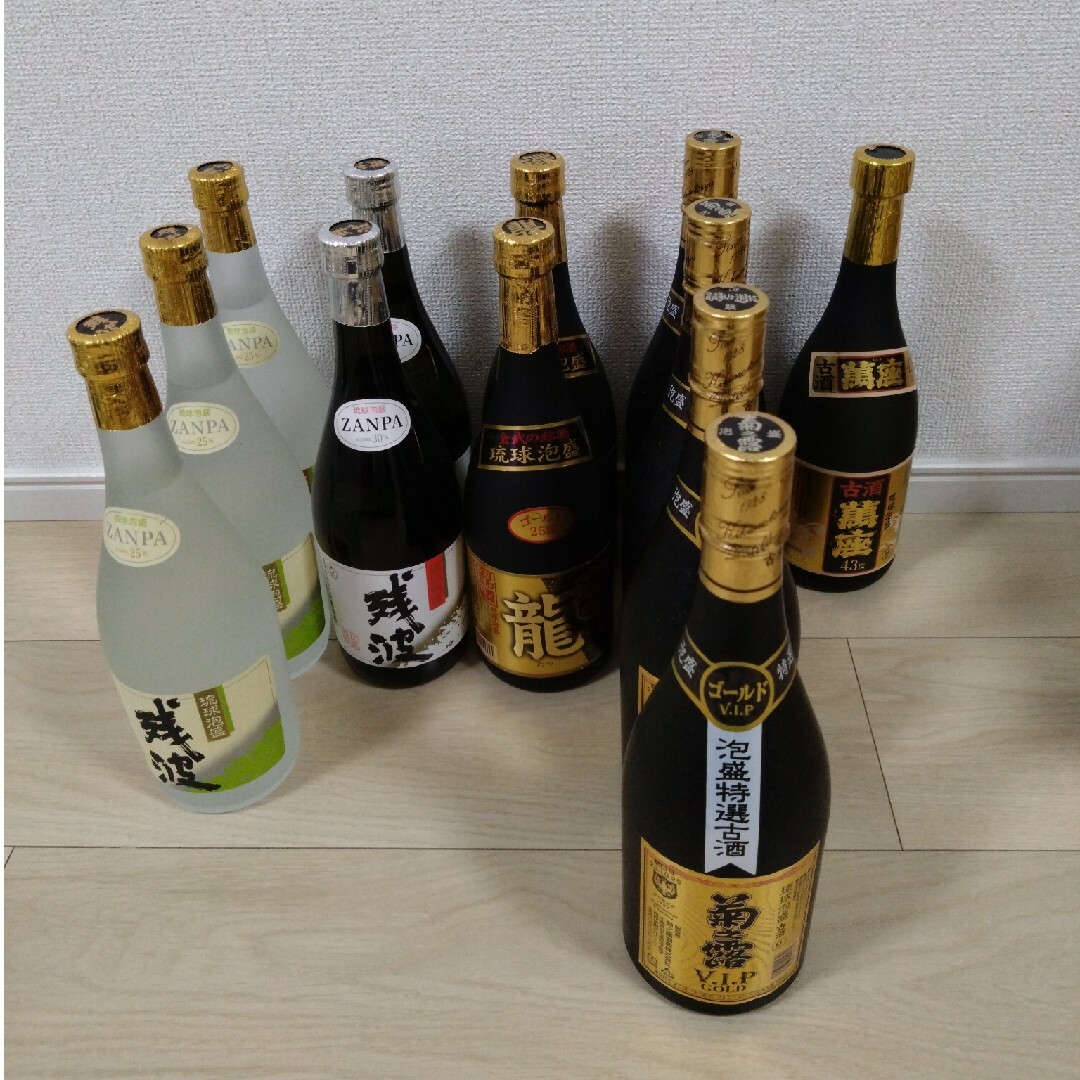 泡盛　残波　龍　菊之露　萬座　セット 食品/飲料/酒の酒(焼酎)の商品写真