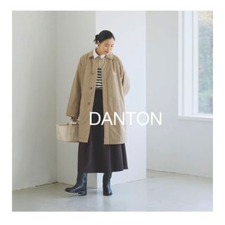 ダントン(DANTON)の新品DANTON ダントン ナイロンタフタ ドルマンスリーブコート 中綿コート(ロングコート)