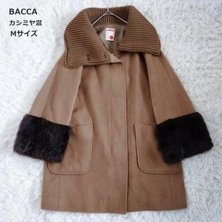 バッカ(BACCA)のBACCA カシミヤ混 ファー コート ニット Mサイズ(その他)