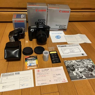 キヤノン(Canon)の【箱付き】キャノン CANON EOS-630 本体＋レンズ＋ストロボセット(フィルムカメラ)