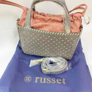 russet ラシット ショッパー Ｓ　2way ドット