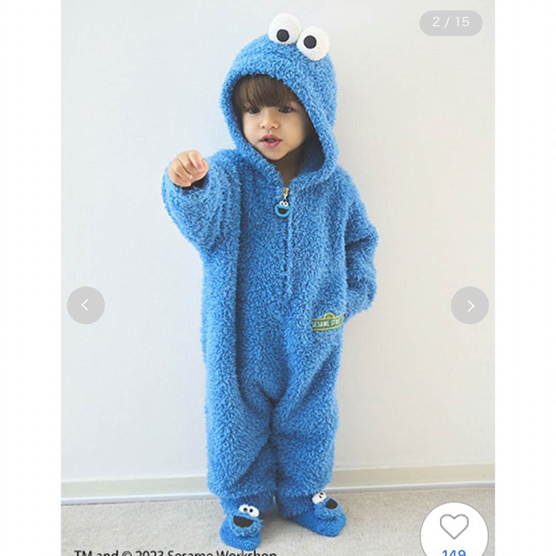 gelato pique - ジェラートピケBaby80-90新品ロンパース子供セサミ gelato pique - ジェラートピケBaby80-90新品ロンパース子供セサミ