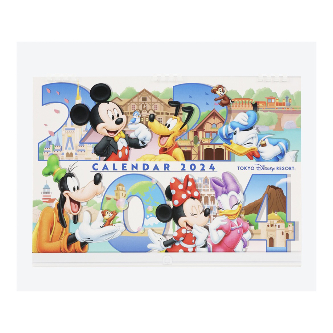 Disney(ディズニー)の東京ディズニーリゾートカレンダー 2024年 インテリア/住まい/日用品の文房具(カレンダー/スケジュール)の商品写真