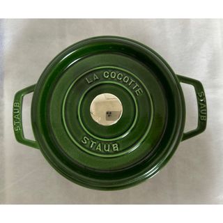 ストウブ(STAUB)のSTAUB ストウブ ココット 20cm バジルグリーン 緑(鍋/フライパン)