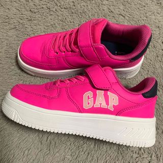 ギャップキッズ(GAP Kids)のGAP キッズ スニーカー ピンク 蛍光 (スニーカー)