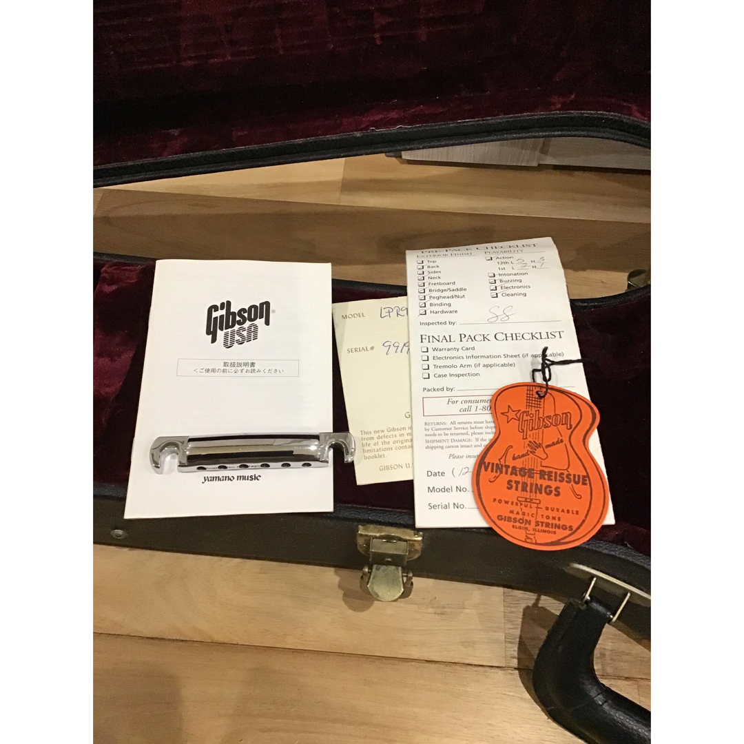 Gibson(ギブソン)の1999年製　Gibson カスタムショップ　レスポール59モデル 楽器のギター(エレキギター)の商品写真