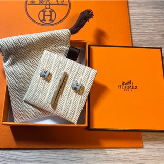 エルメス(Hermes)の【新品未使用】エルメス　エルメス ミニポップアッシュH ゴールド ピアス(ピアス)