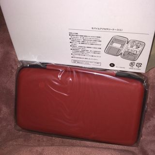 モバイルアクセサリーケース（L）レッド(モバイルケース/カバー)