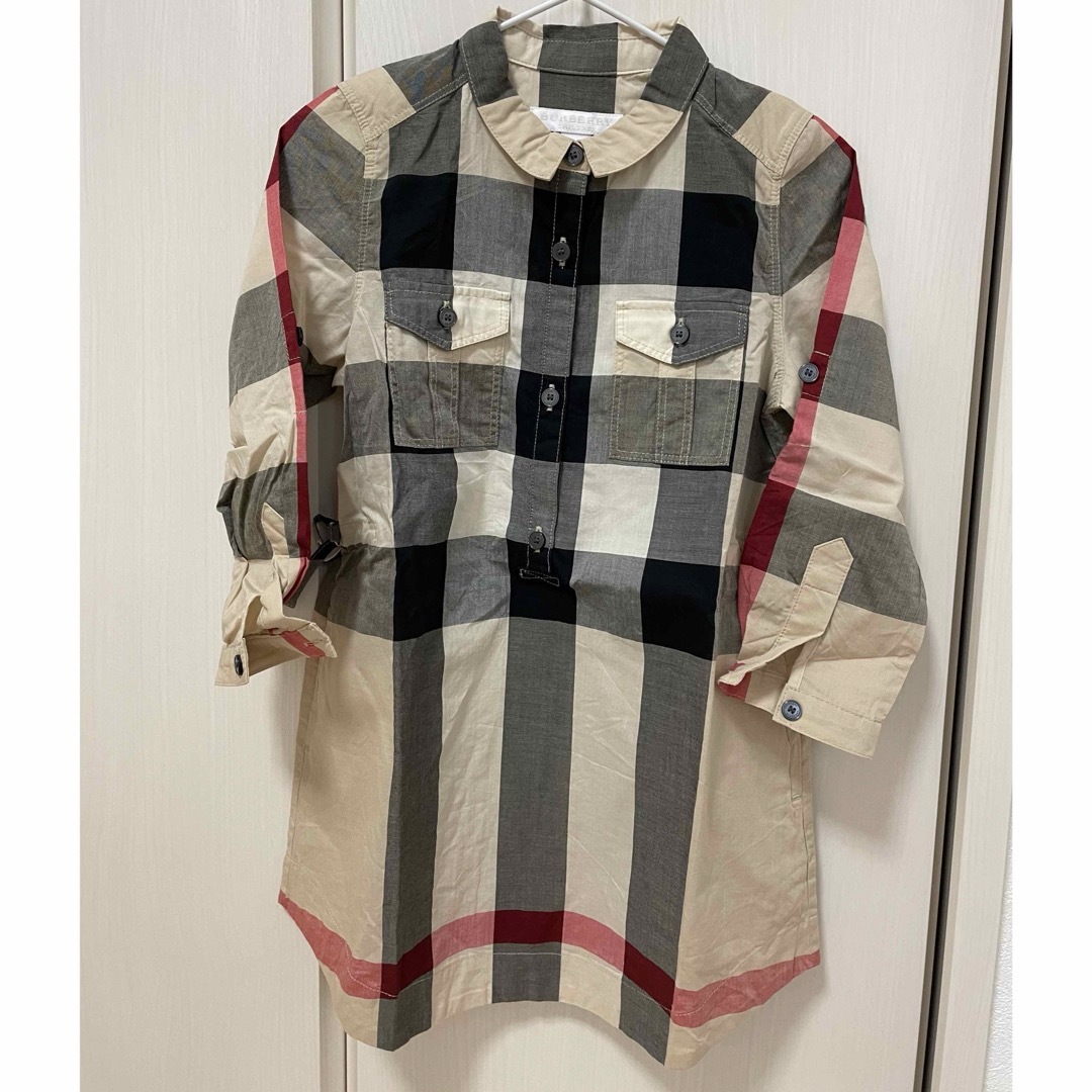 Burberry シャツワンピース116cm-