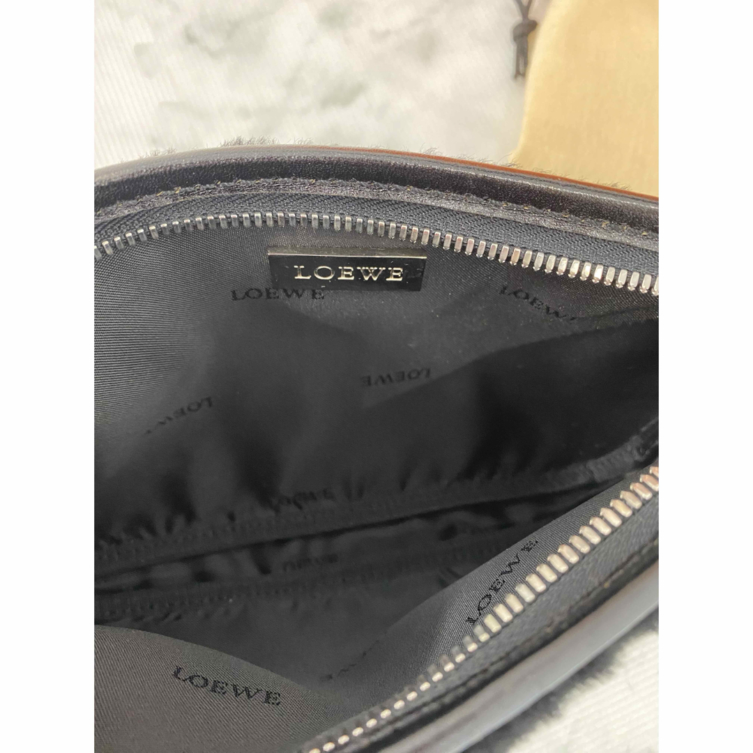 値下げ　新品！ロエベ　アクセサリーポーチ　黒　LOEWE ミニバッグ