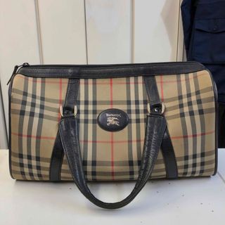 バーバリー(BURBERRY)のBurberrys ヴィンテージ チェック ミニボストン ハンドバッグ(ボストンバッグ)