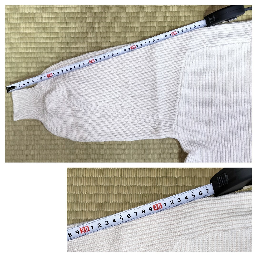 未使用　ボリューム袖 ニット チュニック r・p・s　ゆったりセーター レディースのトップス(チュニック)の商品写真