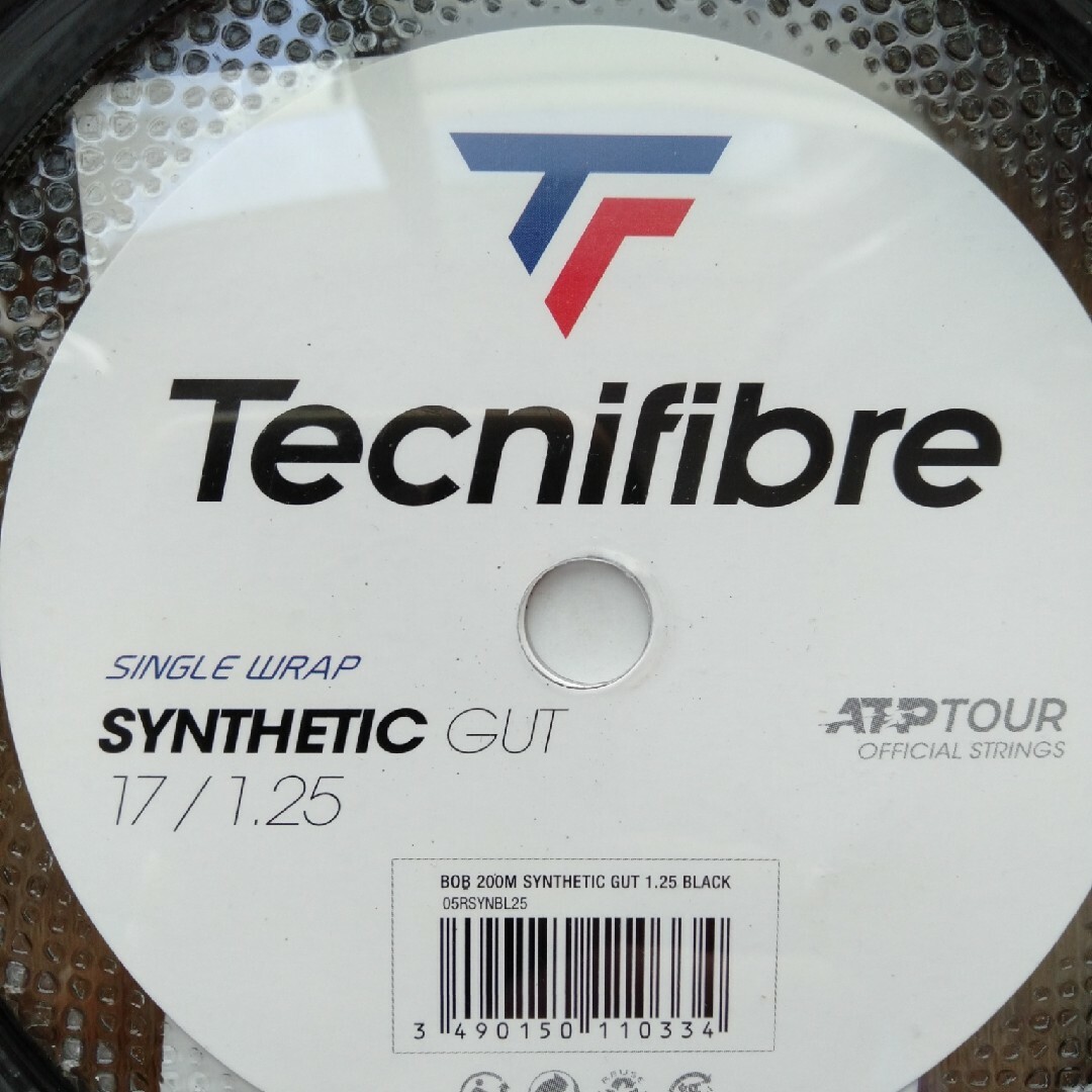 Tecnifibre(テクニファイバー)のテクニファイバー　シンセティックガット　1.25  12m スポーツ/アウトドアのテニス(その他)の商品写真