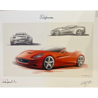 フェラーリ(Ferrari)の新品未使用　Ferrari フェラーリ　カリフォルニア　デッサン(その他)