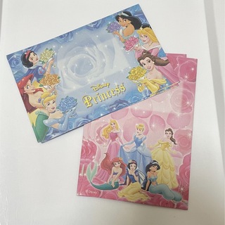 ディズニー(Disney)のディズニープリンセス　レター封筒(カード/レター/ラッピング)