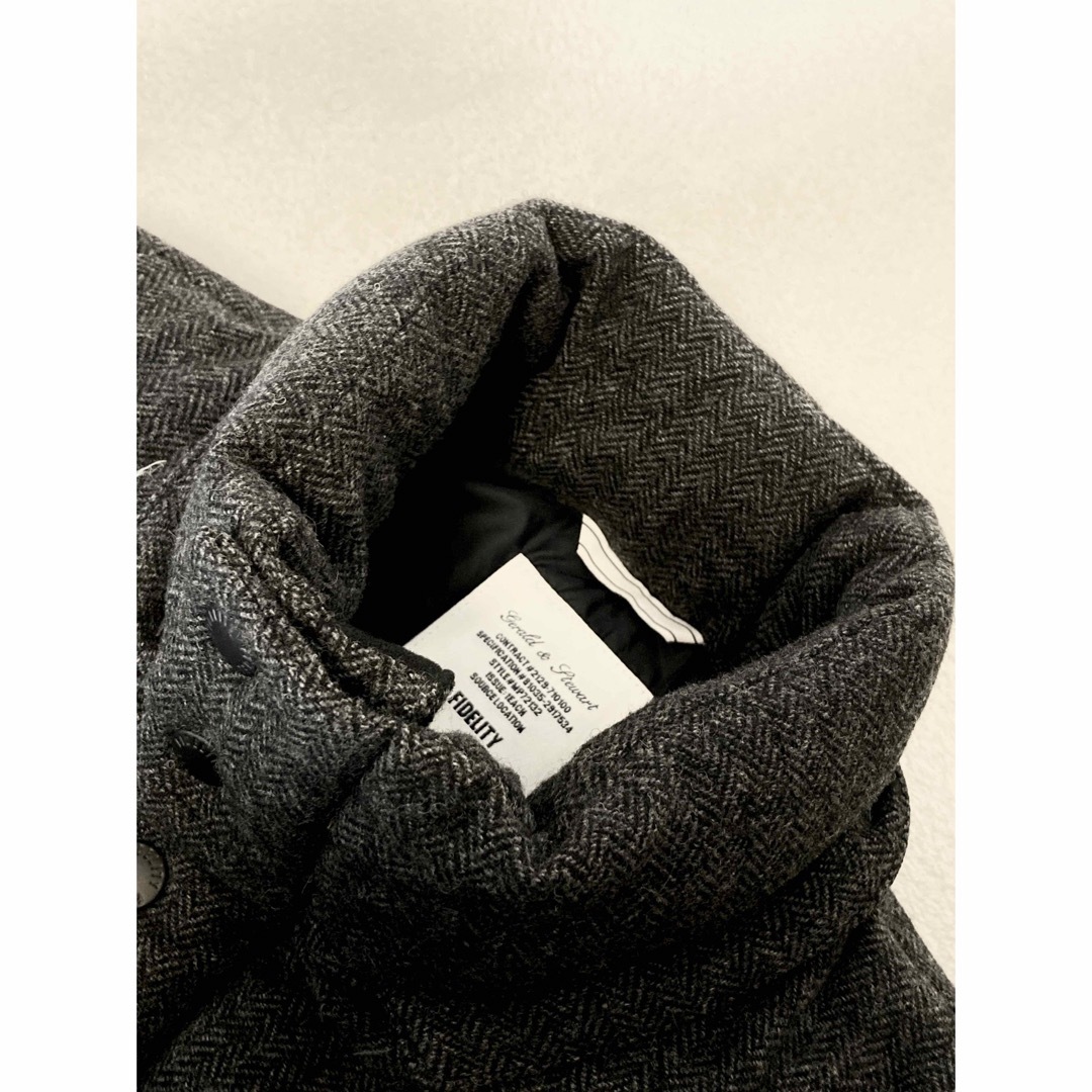 FIDELITY(フェデリティー)の【極美品】米フィデリティー ダウンジャケット ヘリンボーン  ウール S メンズのジャケット/アウター(ダウンジャケット)の商品写真