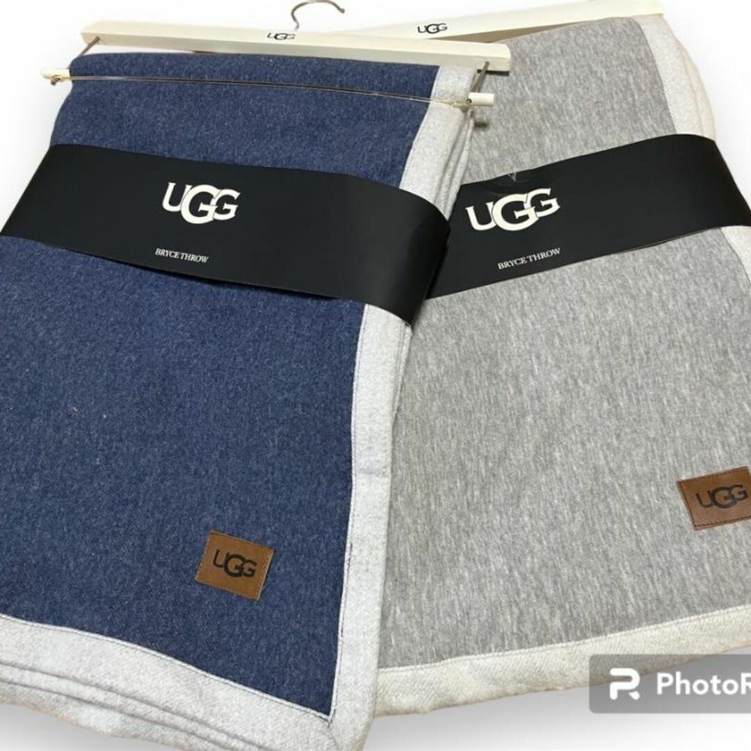 UGG(アグ)のUGG　BRYCE THROW ネイビーブルー  #55039 インテリア/住まい/日用品の寝具(毛布)の商品写真