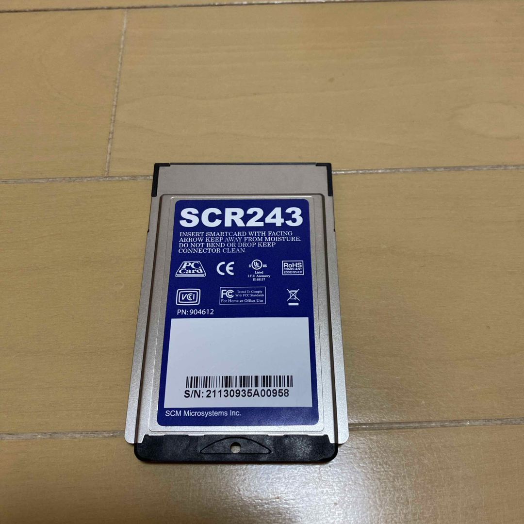 NTT Communications(エヌティティコミュニケーションズ)のICカードリーダライタ SCR243-NTTCom　です。 スマホ/家電/カメラのPC/タブレット(PC周辺機器)の商品写真