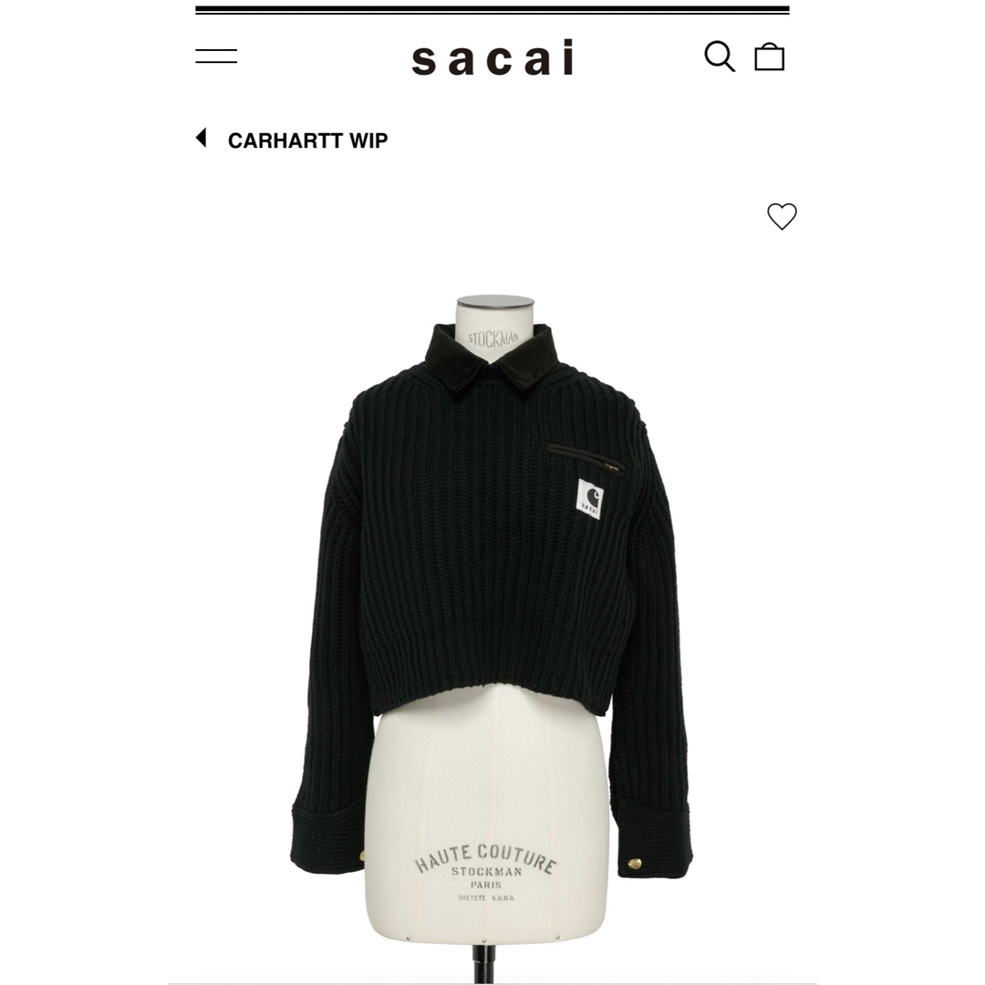 sacai(サカイ)のサカイ　カーハート　コラボ　ニット レディースのトップス(ニット/セーター)の商品写真