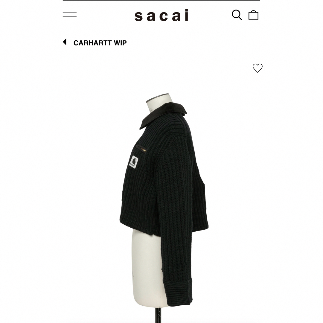 sacai(サカイ)のサカイ　カーハート　コラボ　ニット レディースのトップス(ニット/セーター)の商品写真