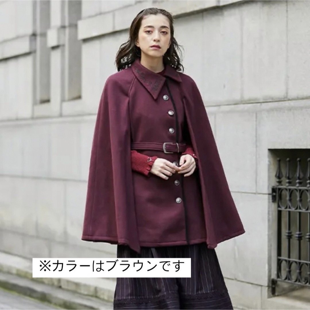 axes femme - axes femme 連釦ケープコート ジャケット ポンチョ axes femme - axes femme 連釦ケープコート ジャケット ポンチョ