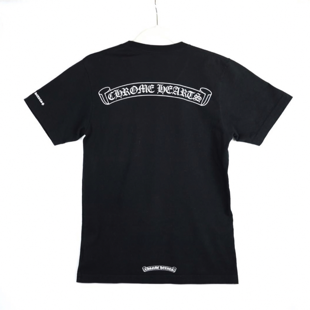 Chrome Hearts(クロムハーツ)のクロムハーツ コットン Tシャツ サイズS ブラック バックプリント メンズのトップス(Tシャツ/カットソー(半袖/袖なし))の商品写真