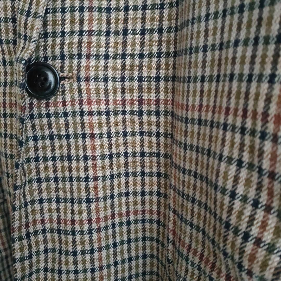 nest Robe(ネストローブ)のCONFECT コットンリネンマルチチェックチェスターコート メンズのジャケット/アウター(チェスターコート)の商品写真
