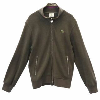 ラコステ(LACOSTE)のラコステ ロゴワッペン ジップジャケット 2 グレー LACOSTE メンズ 古着 【231231】(その他)