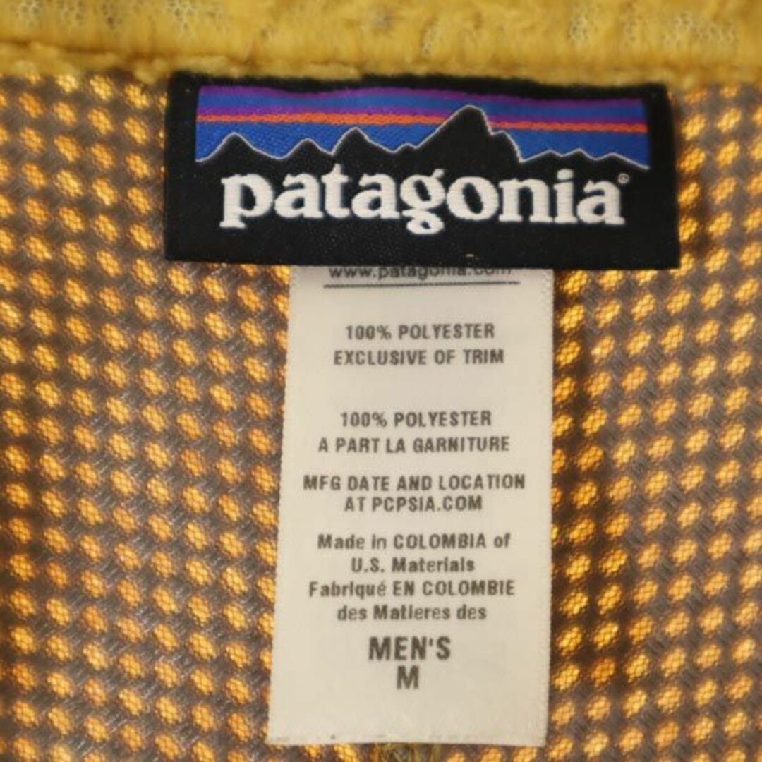 patagonia(パタゴニア)のパタゴニア レトロカーディガン フリース ベスト M イエロー系 patagonia アウトドア メンズ 古着 【231231】 メンズのトップス(ベスト)の商品写真