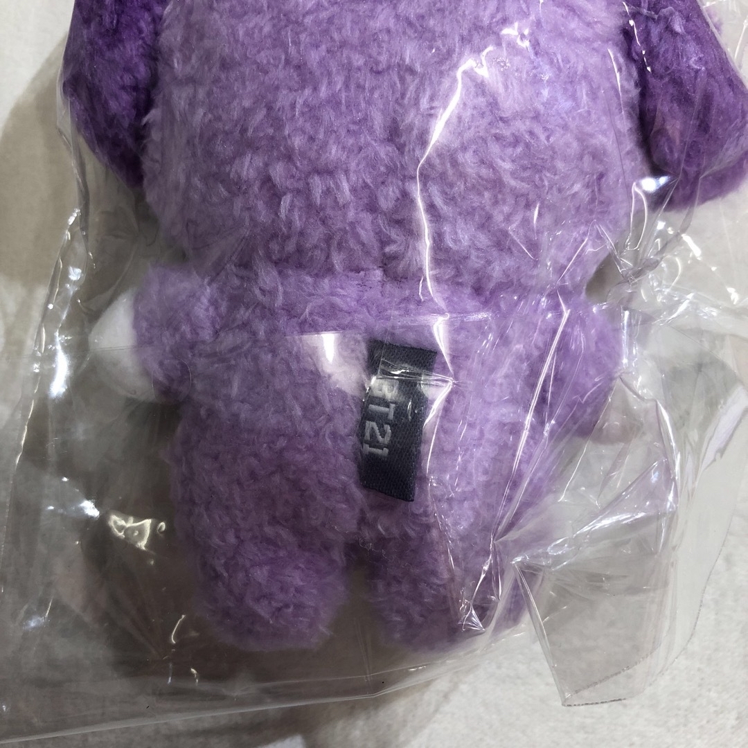 BT21(ビーティーイシビル)のBT21 パープル Purple マスコット チミー CHIMMY マスコット エンタメ/ホビーのおもちゃ/ぬいぐるみ(キャラクターグッズ)の商品写真