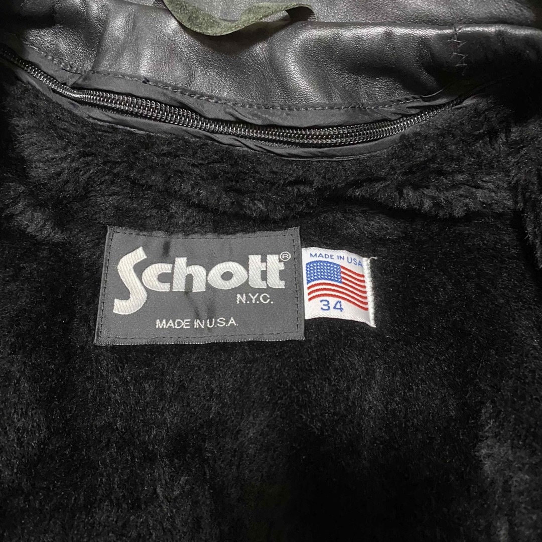 schott(ショット)の【美品】Schott ショット  ライダースジャケット　革ジャン シングル メンズのジャケット/アウター(ライダースジャケット)の商品写真