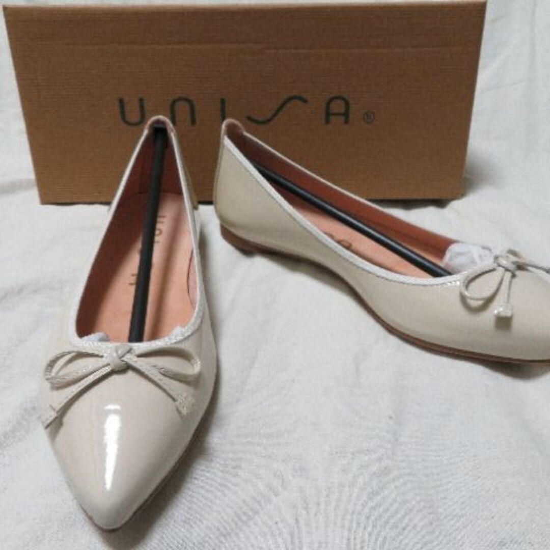 UNISA(ユニサ)の新2.2万 スペイン UNISA ウニサ バレエシューズ フラットシューズ 23 レディースの靴/シューズ(バレエシューズ)の商品写真