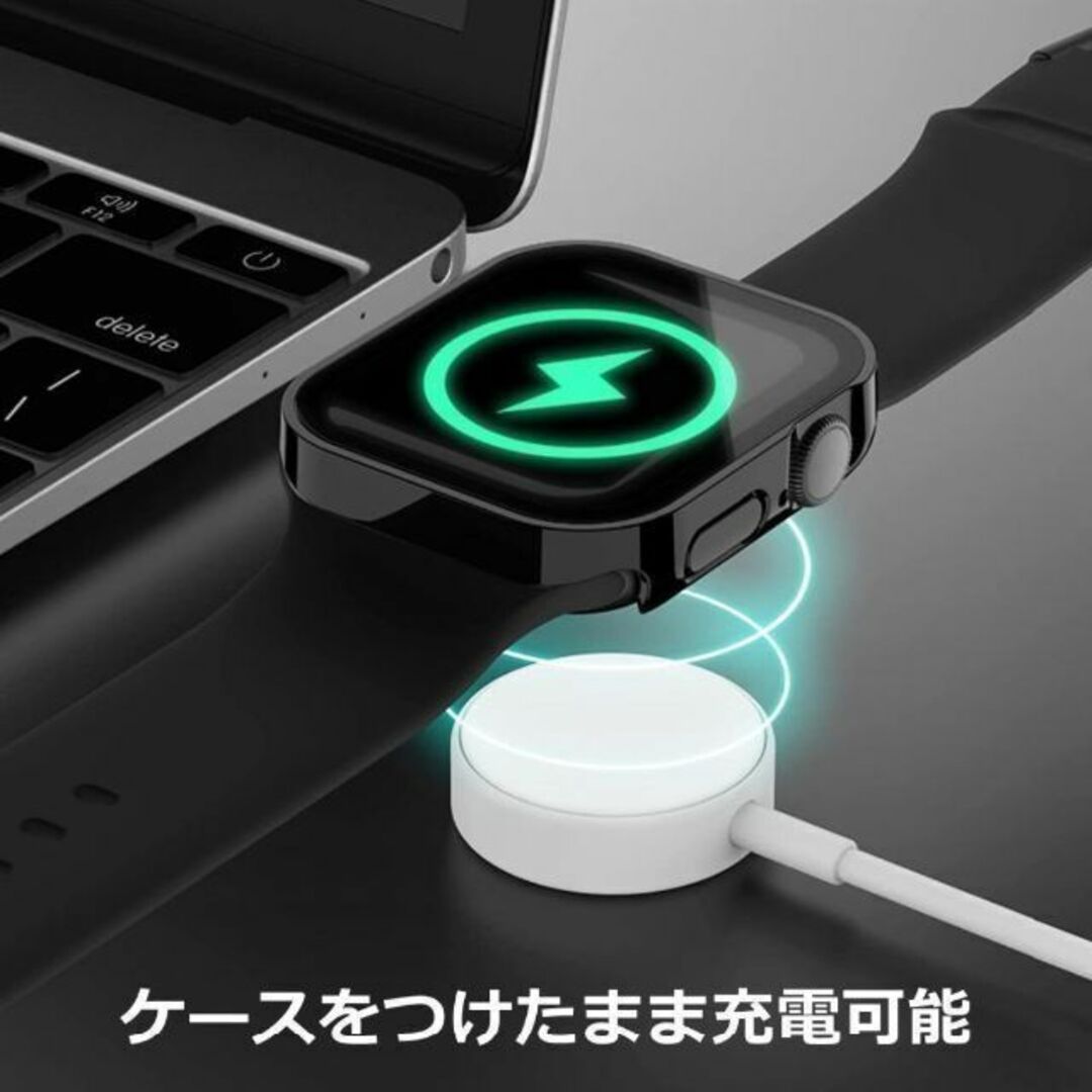 Apple Watch(アップルウォッチ)のApple Watch ケース カバー フラット 44mm ローズピンク メンズの時計(その他)の商品写真