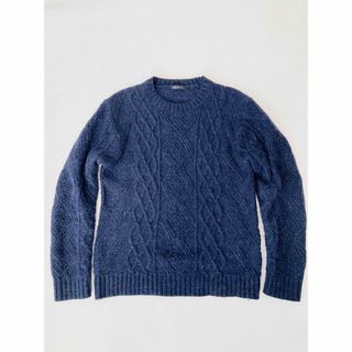 コムサイズム(COMME CA ISM)の【美品☆】コムサイズム アルパカ混 セーター 濃紺 S(ニット/セーター)