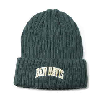 ベンデイビス(BEN DAVIS)の《BEN DAVIS》COLLEGE KNIT CAP ダークグリーン(ニット帽/ビーニー)