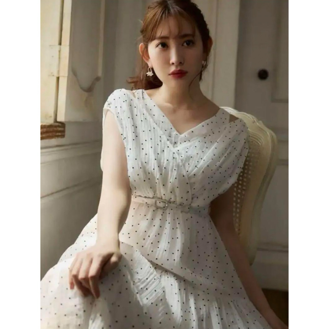 Herlipto Her lip to Polka Dot Long Dressポルカドットロングドレス Herlipto Her lip to Polka Dot Long Dressポルカドットロングドレス