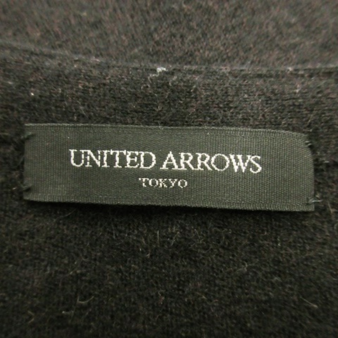 UNITED ARROWS(ユナイテッドアローズ)のユナイテッドアローズ ニット セーター ドルマン ウール アシンメトリー 黒 レディースのトップス(ニット/セーター)の商品写真