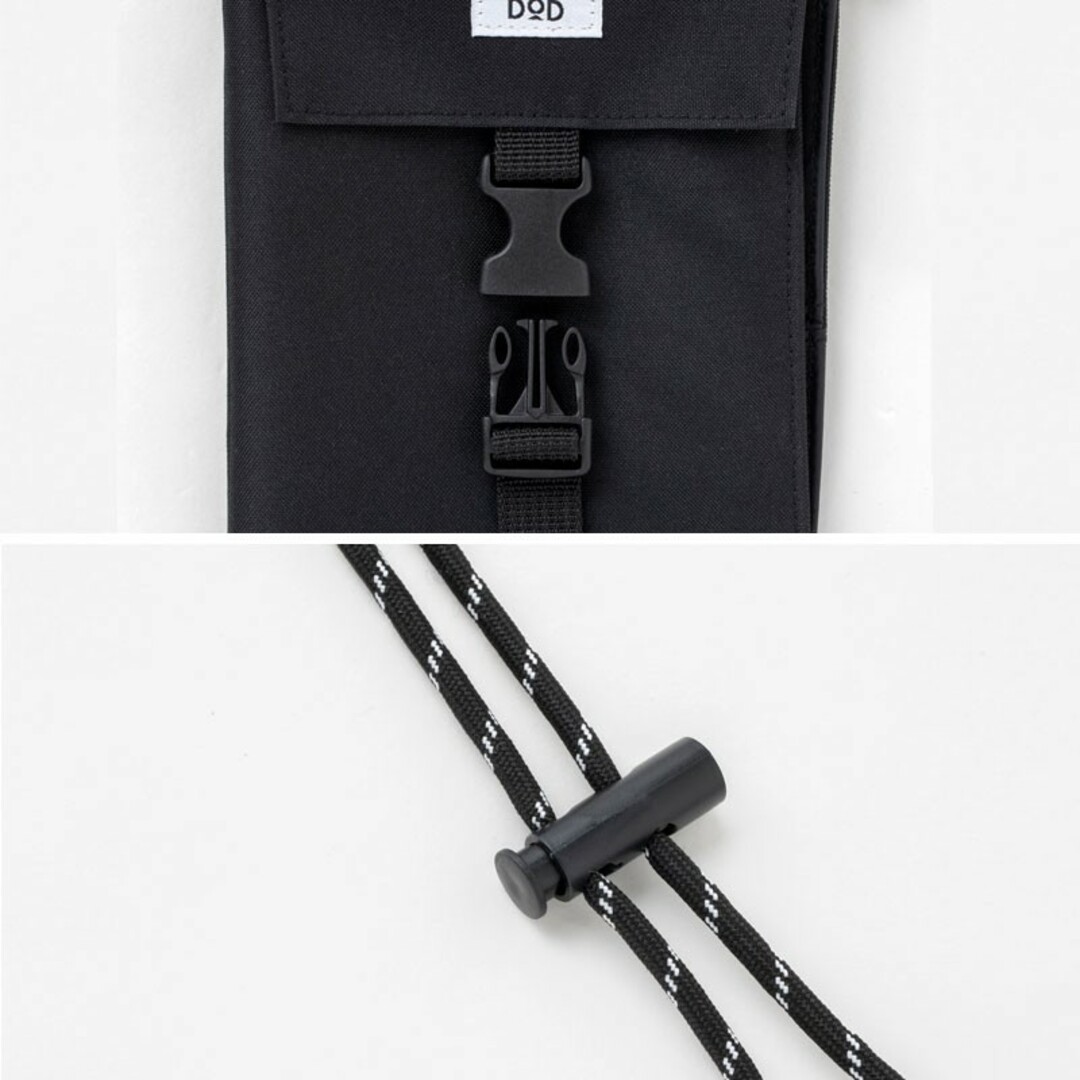 DOD(ディーオーディー)のムック 付録ＢＬＡＣＫ　ＤＯＤ　ＷＡＬＬＥＴ　ＳＨＯＵＬＤＥＲ　ＢＡＧ　ＢＯＯＫ エンタメ/ホビーの本(その他)の商品写真