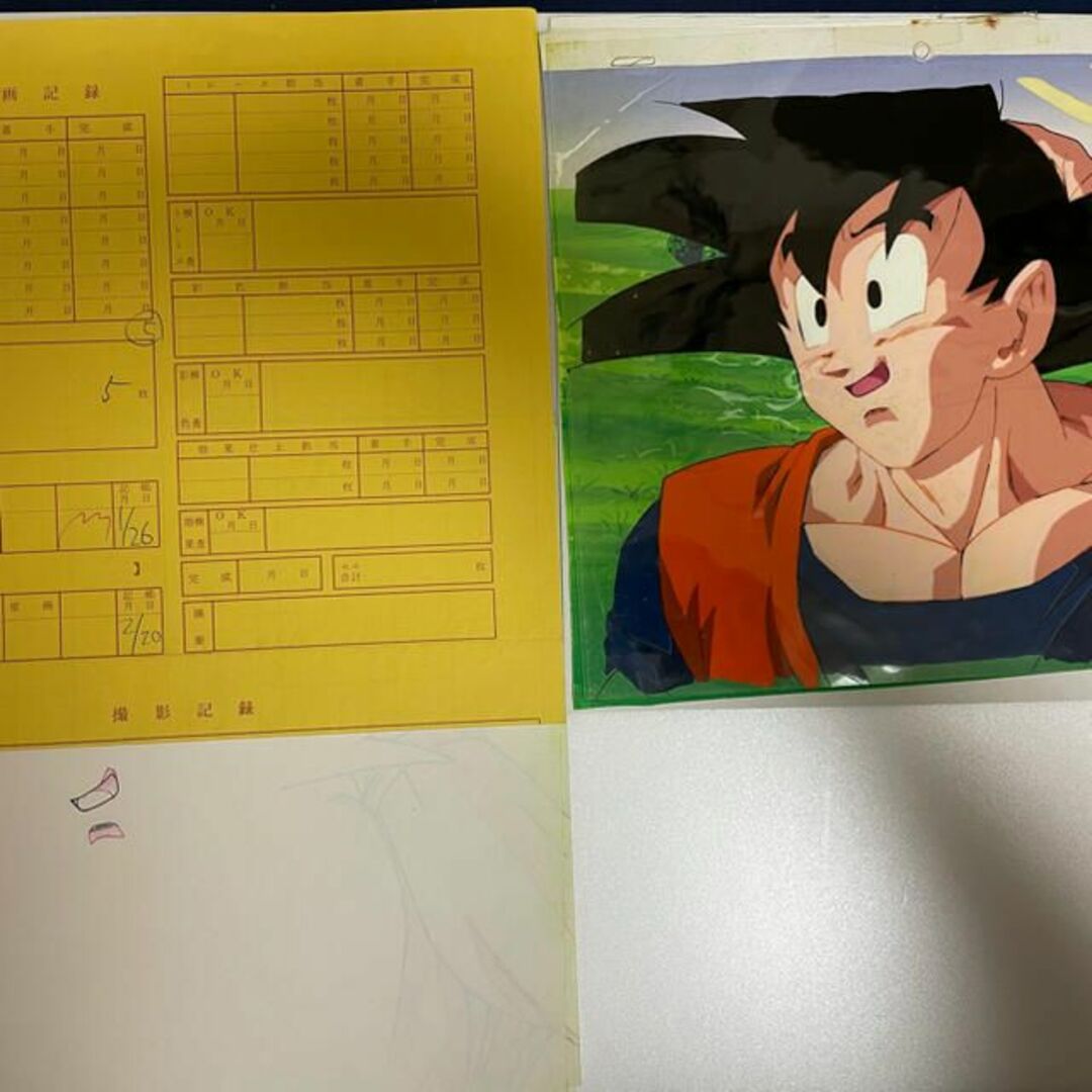 ドラゴンボール - ドラゴンボールZセル画 孫悟空 背景付き 動画 ドラゴンボール - ドラゴンボールZセル画 孫悟空 背景付き 動画