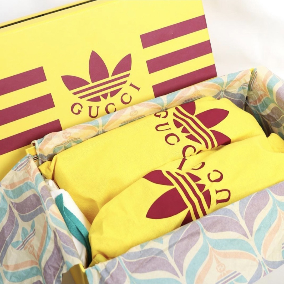 GUCCI - 新品 adidas x Gucci コラボ GG プラットフォーム GUCCI - 新品 adidas x Gucci コラボ GG プラットフォーム