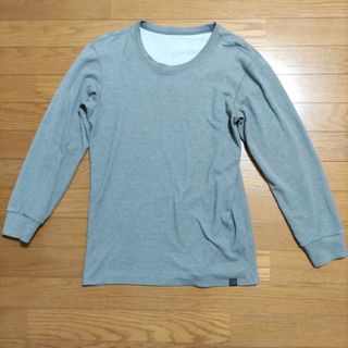 ユニクロ(UNIQLO)のUNIQLO ヒートテックウルトラウォームクルーネックT（超極暖）メンズM(Tシャツ/カットソー(七分/長袖))