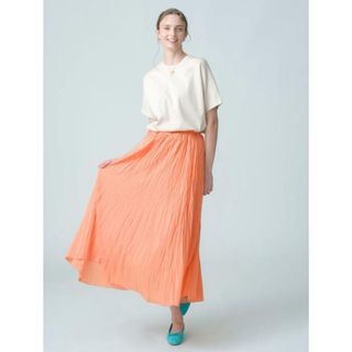 ロンハーマン(Ron Herman)の新品未使用Ronherman Wrinkle Pleats Skirt(ロングスカート)