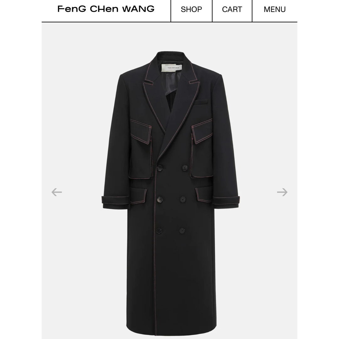 PRADA(プラダ)のfeng chen wang MULTI POCKET COAT 23aw メンズのジャケット/アウター(チェスターコート)の商品写真