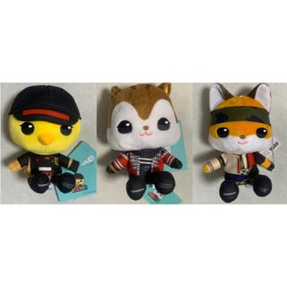 SHINee ANIMALCOORDYちょこんとおすわりぬいぐるみ　3種セット(ぬいぐるみ)